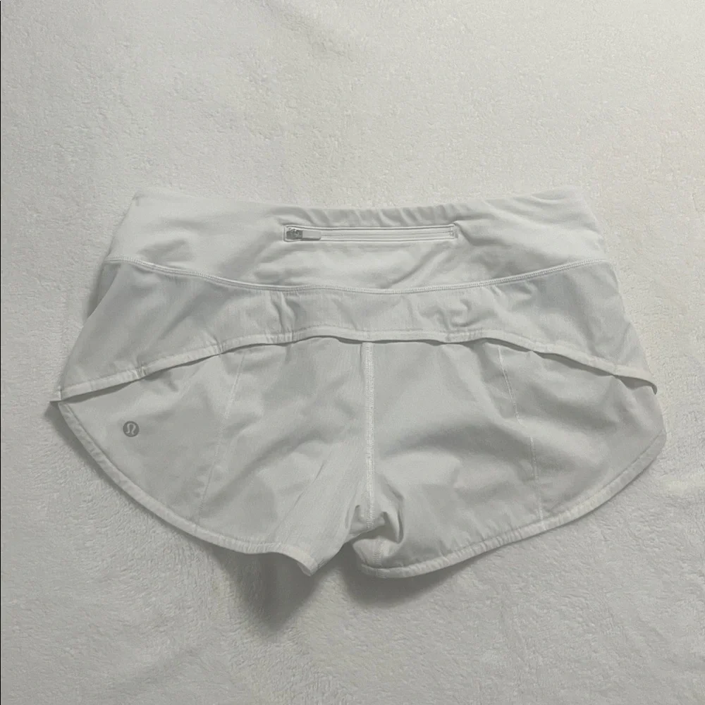 Lululemon Athletica White Running Shorts - Picture 3 of 8
